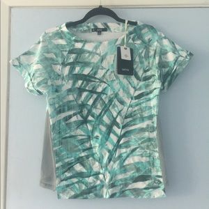Satva elixir tee palm print organic cotton pact